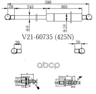 ����������� ��������� JETT V21-60735 MR199250, �MR101965, �5802A050, �5802A124, �MR101967, �MR199249, �5802A123 JETT ���. V21-60735 V2160735 ����