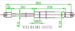 ����������� ��������� JETT V21-61181 1Z5827550C, �1Z5827550D, �1Z5827550B, �1Z5827550, �1Z5827550E, �1Z5827550F JETT ���. V21-61181 V2161181 ����