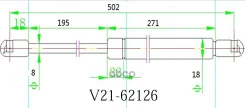 ����������� ��������� JETT V21-62126 04741S6A000,04741S6A010 JETT ���. V21-62126 V2162126 ����