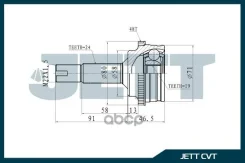 ���� ������� JETT V41-9152 ABS 4346059476, �4341052110, �4347059245, �4346059475, �4347059246, �4347059095, �4342052110, �4346059085 JETT ���. V41-915...