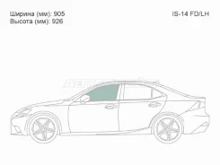 ������ ������� �������� Lexus IS III 250/350 14-, Lexus IS250, Lexus IS350, ����� �������� IS14 ����