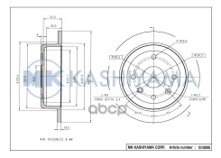 ���� ���������, ������ DF7381 (257,8�10,5) 4 ��� CH Lacetti 05-, Nubira 05-; DW Lacetti 99-, Nubira 03-; Baojun 610 14-, 630 11-Buick Excelle 04-14; 0...