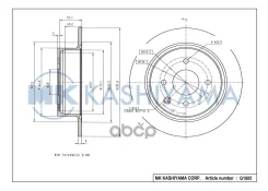 ���� ��������� ������ Nissan Tiida 07- G1005 MK Kashiyama ���. G1005 MK Kashiyama ���. G1005 G1005 ����