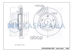 ���� ���������, �������� 09. B565.10 (280x24) 5 ��� NI Juke (F15) 10-, Pulsar (C13) 12- 0986479A19; 0986479A28; 09B56510; 09B56511; 197547; 362033; 40...