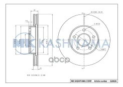 ���� ��������� �������� FORD Focus II/III/C-MAX 03-/ Volvo S40 04- G20029 MK Kashiyama ���. G20029 G20029 ����