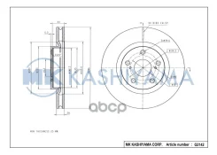 ���� ���������, �������� DF4204 (296x28)5 ��� MK Kashiyama ���. G2142 G2142 ����
