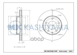 ���� ���������, �������� 09.5584.11 (258x24) 5 ��� MZ 626 (GE, GF, GV) 92-02, MX6 (GE) 92-98, Premacy (CP) 99-05, Xedos (CA) 92-00 09558410; 09558411...