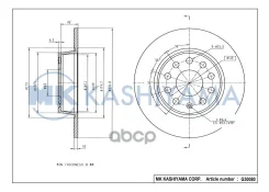 ���� ���������, ������ 08. B413.10 (272x10) 5 ��� AU A3 03-; SK Octavia, Yeti 04-; VW Golf, Jetta, Touran 03- 08B41310; 08B41311; 08B4131X; 0986479677...