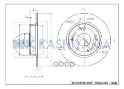 ���� ���������, ������ DF4837 (260x9) 5 ��� HO Civic 05- 08A14710; 08A14711; 08A1471X; 0986479451; 0986479990; 197343; 25246; 361262; 42510SMGE20; 425...