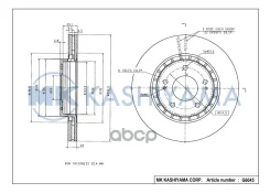 ���� ���������, �������� 09. A738.11 (294x24)5 ��� Mitsubishi Outlander 03-; PE 4007 08-; CI C-Crosser (EP_) 08-; 09A73811; 09A73811����������; 09A738...