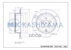 ���� ���������, ������ 08. C252.10 (286x10) 5 ��� SU Forester (SH) 08-, Impreza 06- 08C25210; 08C25211; 0986479150; 0986479A10; 26700AJ00A; 26700FG000...
