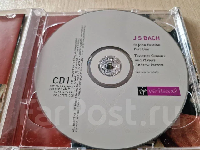 Audio CD. Bach. 2CD. Торг! EU, б/у, в наличии. Цена: 1 400₽ во Владивостоке