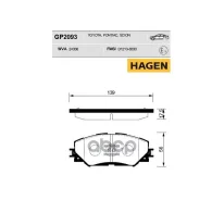 ������� �������� Toyota Corolla E15, RAV4 III GP2093 Sangsin brake ���. GP2093 GP2093 ����