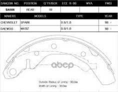 ������� ��������� ���������� - �������� 4�� (���� �� ��������) DW Matiz 0.8 98-; 0986487628; 1002M200R; 1522006; 562651; 8564; 8848; 91054000; 9626807...