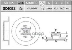 ���� ��������� Hyundai Santa Fe/Trajet/Tuscon 2.0-2.7 01 SD1052 Sangsin brake ���. SD1052 SD1052 ����