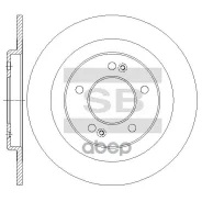 ���� ��������� (�����) Kia Ceed 12-18 / Hyundai i30 11-17 Sangsin brake ���. SD2074, ������ SD2074 ����