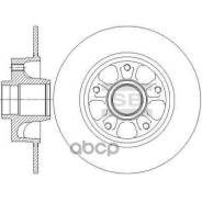 ���� ��������� ������ Renault Fluence 10-/Megane III 08- Sangsin brake ���. SD3070 SD3070 ����