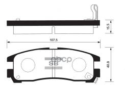 ������� �������� ������! Mitsubishi Galant 1.8-2.5/2.0TD/GDi 92-00/Eclipse 95 Sangsin brake ���. SP1046R SP1046R SP1046R ����