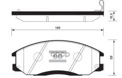 ������� �������� � Hyundai Santa Fe 2.4-2.0CDi 01 SP1115_SNS Sangsin brake ���. SP1115 SP1115SNS 771 12 ! SP1115 ����