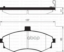 ������� ����. ��� Hyundai Elantra 00 Sangsin brake SP1152 Sangsin brake ���. SP1152 SP1152SNS 893 02 ! SP1152 ����