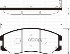 ������� ��������� �������� Chevrolet Captiva, Daewoo Winstorm 2.0/2.4 06 SP1204 Sangsin brake ���. SP1204 SP1204 ����