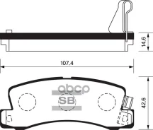 ������� ��������� (�����) Lexus RX 97-03 / Toyota Avensis 97-03 Sangsin brake ���. SP1208, ������ SP1208 ����