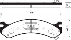������� �������� ��������! Cadillac DTS, Chevrolet Silverado, Hummer H2 4.6-6.0 02 SP1309_HIQ Sangsin brake ���. SP1309 SP1309 SP1309 ����