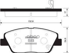 ������� ��������� �������� Hyundai Sonata V, KIA Optima 2.0/2.4/2.0CRDi 10 SP1397 Sangsin brake ���. SP1397 SP1397 ����
