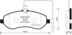 ������� �������� ��������! Citroen Jumpy, Fiat Scudo, Peugeot Expert 1.6/2.0 06 SP1415_HIQ Sangsin brake ���. SP1415 SP1415 SP1415 ����