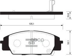 ������� �������� �Honda Civic 2.0/1.7CDTi 02/S2000 2.0i 99 Sangsin brake ���. SP1434 SP1434SNS GDB3250=735 02=FDB1444 ! SP1434 ����