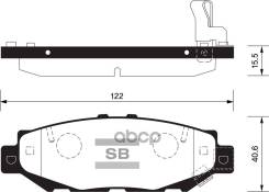 ������� �������� � Lexus GS 300/430 93/LS 400 94-00 Sangsin brake ���. SP1432 SP1432SNS GDB1185=424 04=D2112M-01 ! SP1432 ����