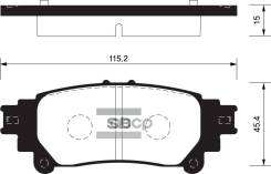������� �������� � Lexus RX 3.5 09 SP1458_SNS Sangsin brake ���. SP1458 SP1458SNS GDB4174=1395 00 [044660E010] ! SP1458 ����