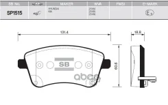 ������� �������� ��������! Kia Venga, Hyundai ix20 1.4/1.6/1.4CRDi 09 SP1515_HIQ Sangsin brake ���. SP1515 SP1515SNS SP1515 ����