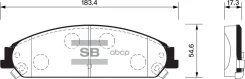 ������� ����. �������� hi-q dodge charger 11- (d1058) Sangsin brake ���. SP1509 SP1509 ����