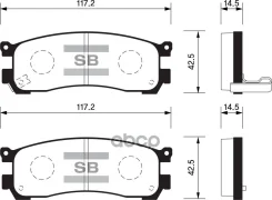 ������� ����. �������� Hi-Q Mazda Millenia 95-02 R (D553) Sangsin brake ���. sp1528 SP1528 ����