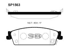 ������� �������� ������! Cadillac Escalade, Chevrolet Avalanche/Silverado/Tahoe 07 SP1563_HIQ Sangsin brake ���. SP1563 SP1563 SP1563 ����