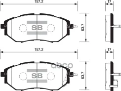 ������� ��������� �������� Subaru Legacy IV 3.0i/Outback 3.0i 03 SP1534 Sangsin brake ���. SP1534 SP1534 ����