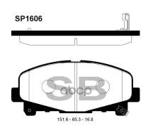 ������� �������� ��������! Honda Acord IX 2.0-2.4i 07.08 Sangsin brake ���. SP1606 SP1606SNS SP1606 ����