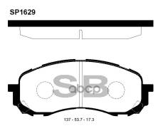 ������� ��������� �������� Subaru Impreza 1.6/1.6 AWD 01 SP1629 Sangsin brake ���. SP1629 SP1629 ����