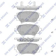 ������� �������� ������! Mazda 3 1.5/2.0/2.2D 13 SP1730_HIQ Sangsin brake ���. SP1730 SP1730 SP1730 ����