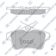 ������� �������� ������.! Citroen C4, Peugeot 3008/5008 1.6i/1.6-2.0HDi 09 SP1881_HIQ Sangsin brake ���. SP1881 SP1881 SP1881 ����
