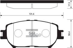 ������� �������� � Toyota Camry 2.0-3.0 01, Lexus GS 3.0 02 Sangsin brake ���. SP2037 SP2037SNS 884 00 ! SP2037 ����