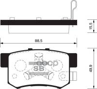 ������� �������� ������! Honda CR-V/FR-V 1.7i/1.8i/2.0i/2.2CTDi 02 Sangsin brake ���. SP2116 SP2116, ������ SP2116 ����