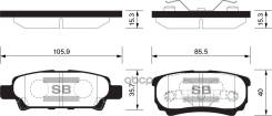 ������� ��������� Mitsubishi Lancer IX 03Outlander 0308 ������ SP2111 Sangsin brake SP2111 Sangsin brake ���. SP2111 SP2111 ����
