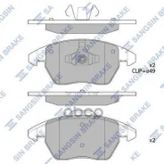 ������� �������� ��������! Citroen C4, Peugeot 307 2.0/2.0HDi 03 SP2098A_HIQ Sangsin brake ���. SP2098A SP2098A SP2098A ����