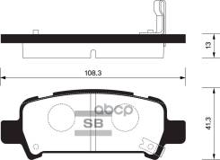 ������� ��������� �������� Subaru Forester 2.0 97-02/Impreza 00/Legacy 98 SP2120 Sangsin brake ���. SP2120 SP2120 ����