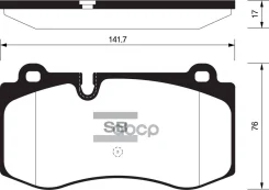������� ����. ���. Mercedes-BENZ S600 07-11 Sangsin brake ���. SP2195 SP2195 ����