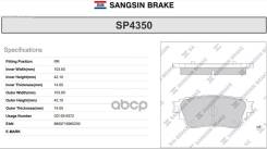 ������� ��������� ��������, ������ Sangsin brake ���. SP4350 Sangsin brake SP4350 ����