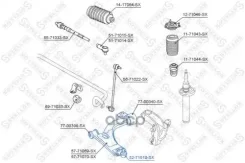����� �������! Mazda 2 DY all 03 Stellox 5271010SX, FORD Fiesta V (JH_, JD_) FORD Fusion (JU_) Mazda 2 (DY) Stellox ���. 52-71010-SX 5271010SX ����
