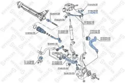 ����� ������ ������� ������ AUDI A4 1.8-2.0TFSi/2.0-3.0TDi 07 Stellox ���. 57-00240-SX 5700240SX ����